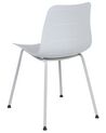 Set of 2 Dining Chairs Light Grey LOOMIS_861817