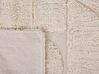 Teppich Baumwolle beige 160 x 230 cm abstraktes Muster Kurzflor DIYADIN_817471