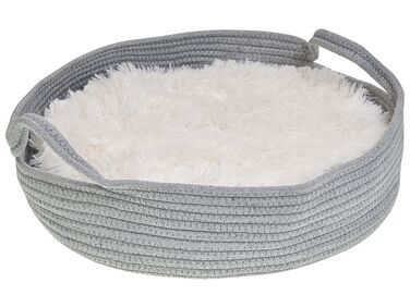 Cotton Pet Bed ø 45 cm Grey DALAMAN