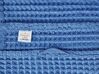 Badehandtuch Set mit Badematte Baumwolle blau 11-teilig AREORA_794030