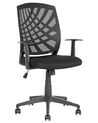 Krzesło biurowe regulowane czarne BONNY II_834331
