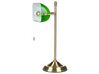Bordslampa i metall grön och guld MARAVAL_851457