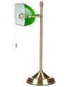 Lampa bankierska metalowa zielona ze złotym MARAVAL_851457