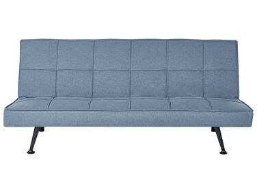 Fabric Sofa Bed Blue HASLE