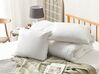 Set of 2 Duck Feathers and Down Bed High Profile Pillows 50 x 60 cm FELDBERG_811416