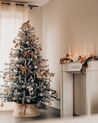 Künstlicher Weihnachtsbaum schneebedeckt 180 cm weiß BRISCO_907298