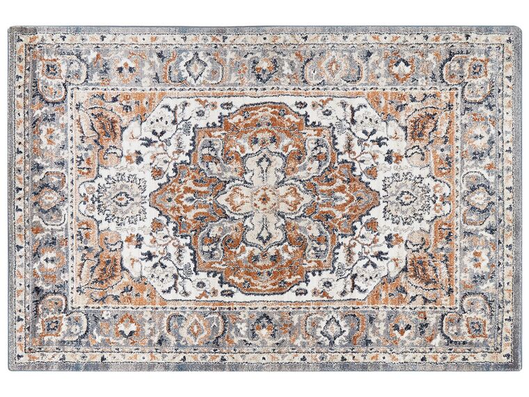 Teppich mehrfarbig 200 x 300 cm orientalisches Muster Kurzflor MARALIK_854943