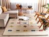 Vlněný koberec gabbeh 200 x 300 cm béžový MISINLI_855543