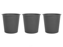 Altakasteluruukku muovi musta ⌀ 34 cm 3 kpl BALZO