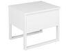 1 Drawer Bedside Table White GIULIA_743814