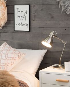 Pöytävalaisin teräs hopea MONSAN Pöytävalaisin teräs hopea MONSAN