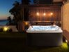 Fehér pezsgőfürdő LED világítással 210 x 210 cm TULAROSA_818511