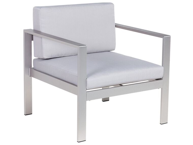 Cadeira de jardim em alumínio cinzento claro SALERNO_679427