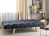 Fabric Sofa Bed Navy Blue INGARO_894189