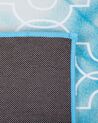 Vloerkleed polyester lichtblauw 140 x 200 cm ELAZIG_717009