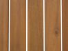 Conjunto de jardim 4 lugares em madeira de acácia clara TIMOR_803209