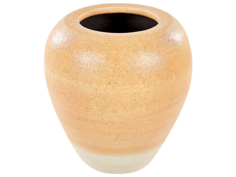 Terracotta Decorative Vase 34 cm Orange SKIONE_850848