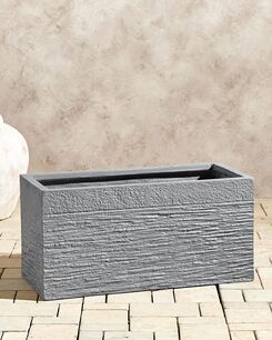 Kukkaruukku savikuituseos harmaa 50 x 23 x 24 cm MYRA Kukkaruukku savikuituseos harmaa 50 x 23 x 24 cm MYRA