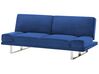 Velvet Sofa Bed Navy Blue YORK_764730