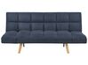 Fabric Sofa Bed Navy Blue INGARO_894188