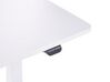 Fehér színű elektromosan állítható asztal 120 x 60 cm GRIFTON_840268