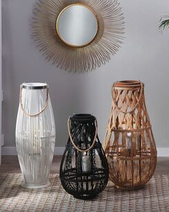 Lyhty 56 cm musta TONGA