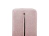 Sofá de poliéster rosa/madera clara TIBRO_810922