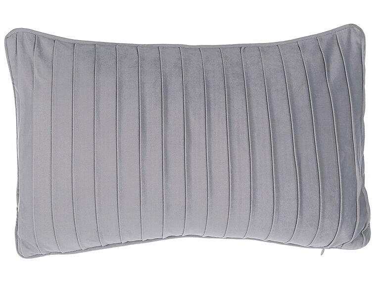 Cushion Striped 30 x 50 cm Grey KOMANA_790483