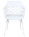 Set of 2 Dining Chairs White ALMIRA_861896