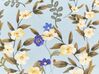 Conjunto de 2 almofadas de exterior com motivo floral azul ⌀ 40 cm VALLORIA_882623