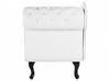 Right Hand Chaise Lounge Faux Leather White NIMES_697467