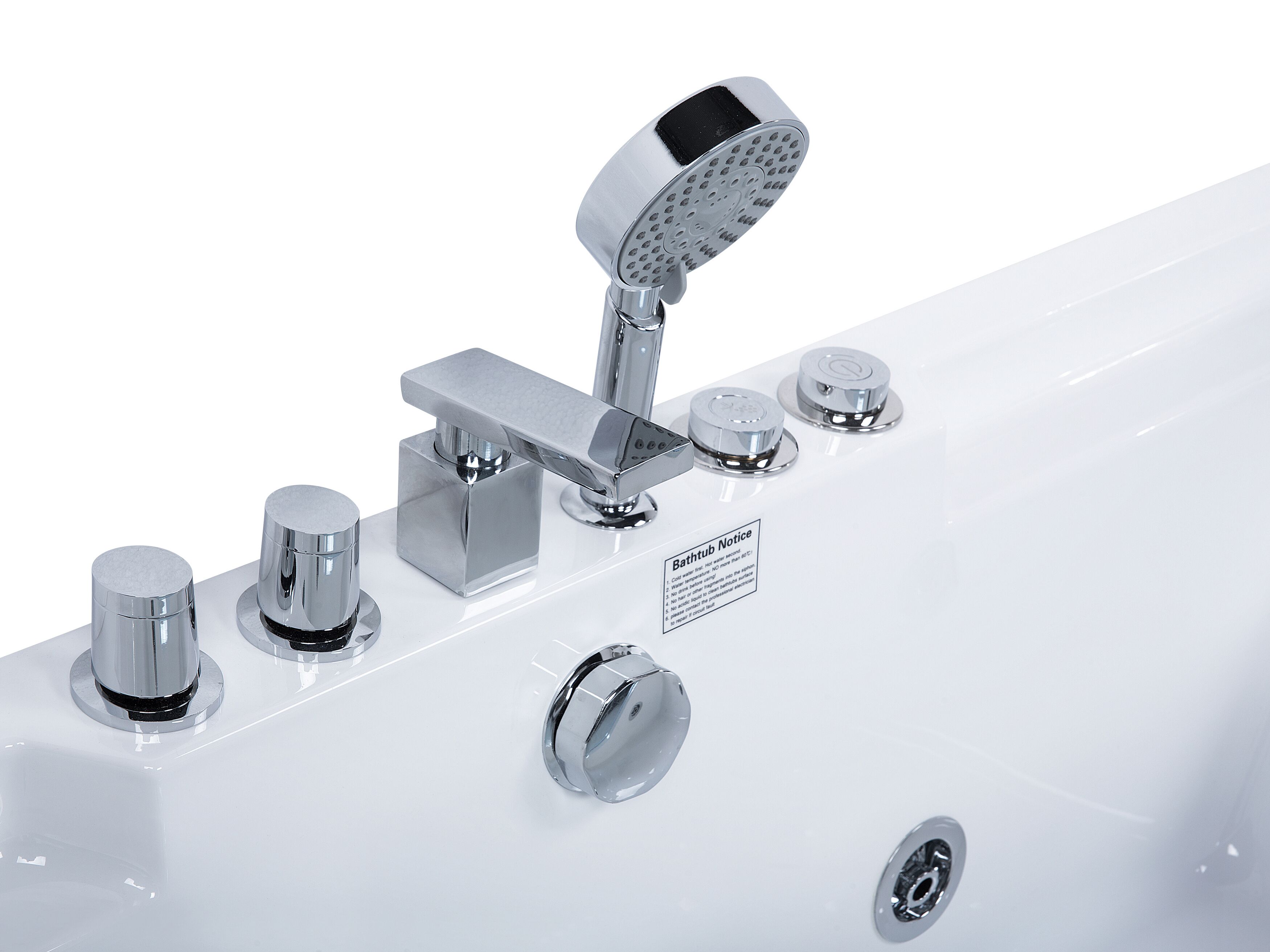 Vasca Idromassaggio 2 Persone Montecarlo - Con Doccia, Radio, Luce | 150x150 Cm - Foto 1