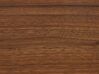 Kommode dunkler Holzfarbton / weiß 3 Schubladen NUEVA_787528
