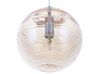 Lampadario a sfera in vetro ambrato MIRNA_693967