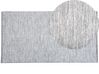 Krátkovlasý koberec krémově šedý 80 x 150 cm EDREMIT_747718