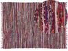 Tappeto multicolore in cotone con fronde 160 x 230 cm DANCA_530499