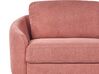 Háromszemélyes rózsaszín szövet fotel TROSA_851846