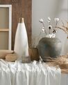 Dekoratívna terakotová váza 53 cm biela EMONA_735820