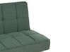 Sofá-cama de 3 lugares em tecido verde ROXEN_898210