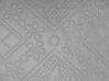 Copriletto trapuntato con cuscini grigio 140 x 210 cm ALAMUT_821759