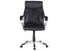 Chaise de bureau en cuir PU noir TRIUMPH_503922