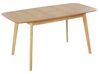 Mesa de refeição extensível em madeira castanha clara 120/150 x 75 cm MADOX_879071
