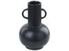 Porcelain Flower Vase 26 cm Black PEREA_846170