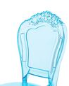 Set of 2 Accent Chairs Acrylic Transparent Blue VERMONT_691851
