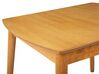 Udtræk Spisebord 100/130 x 80 cm Lys Træ TOMS_826952