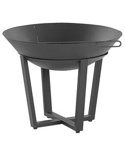 Tulisija teräs musta 48 x 60 x 60 cm KEDUNG