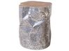 Tavolino legno chiaro/argento 38 cm GORDON_678505