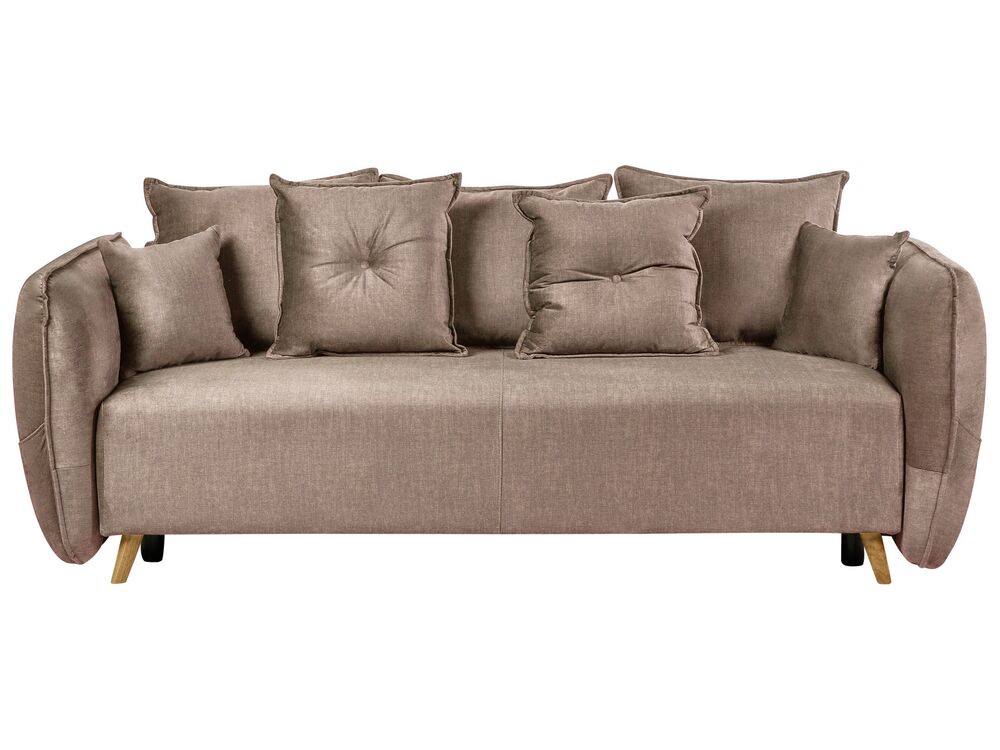 Brown velvet outlet sofa bed