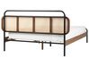 Bed hout donkerbruin 180 x 200 cm BOUSSICOURT_907977
