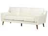 3 Seater Fabric Sofa Off-White LOKKA_893793
